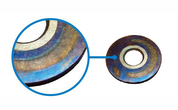 Overheating Discolouration of internal parts